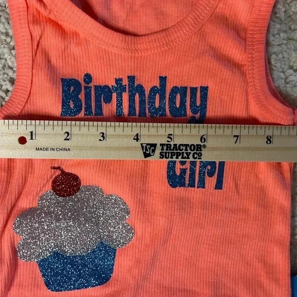 GIRLS BOUTIQUE BIRTHDAY GIRL OUTFIT SIZE 6 NWOT - Picture 11 of 16